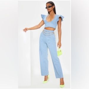 Denim set from Pretty Little Thing Size US 4